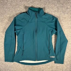 REI Women's Teal Zip-Up Performance Softshell Jacket